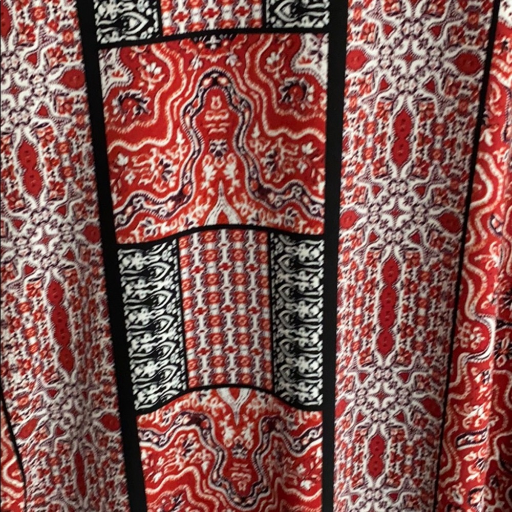 Bcbgeneration Patchwork Print Jersey Dress Size M - image 3